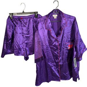 NWT Kathryn 2 Piece Red Hat shorts sleepwear Set